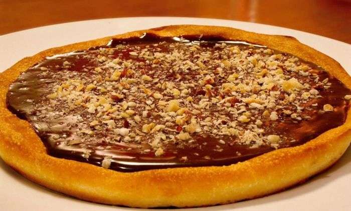 Try Chocolate Pizza on the streets of Ahmedabad
