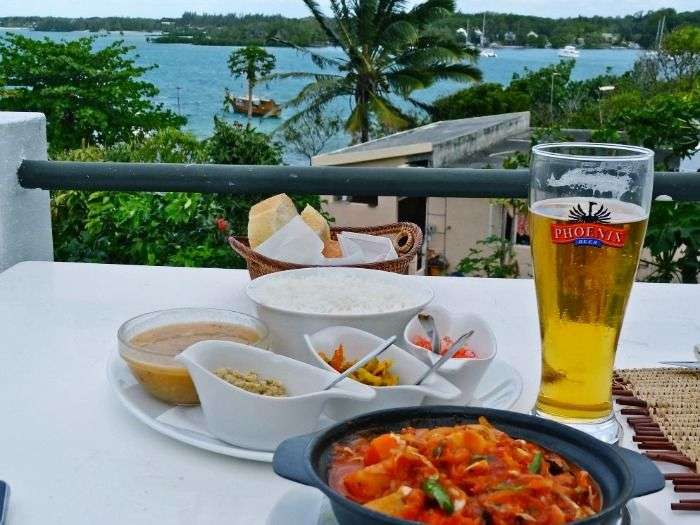 Creole food and variety of foods available in Mauritius