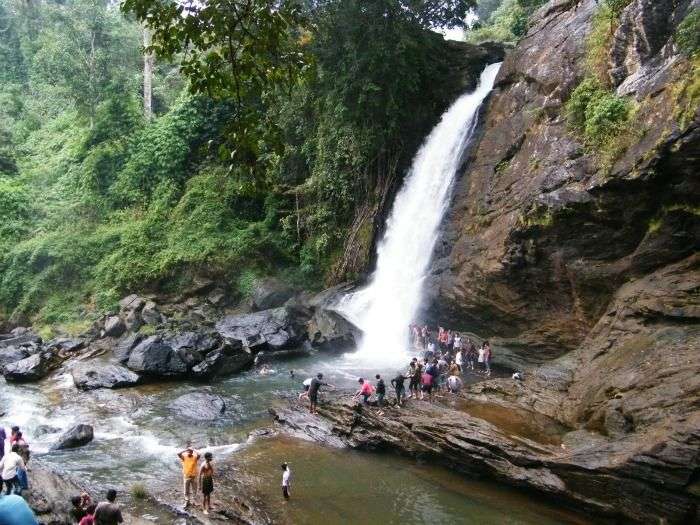 Soochipara Falls, three-tiered waterfalls in Vellarimala of Wayanad