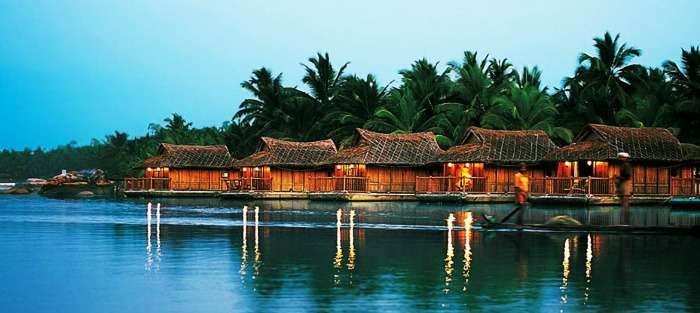 Poovar Island Resort located at the Poovar Beach, Kerala