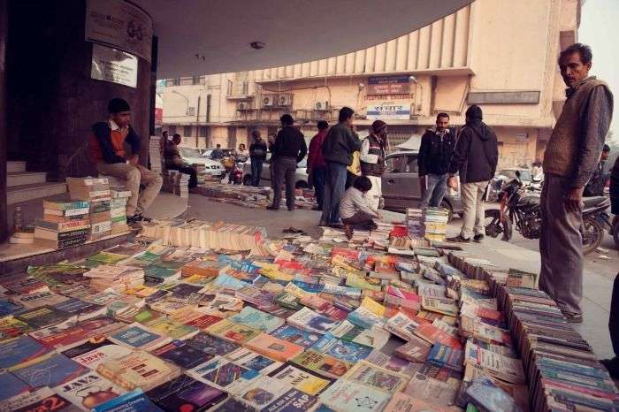Books, magazines, newspapers, journals at Book market Daryaganj Delhi
