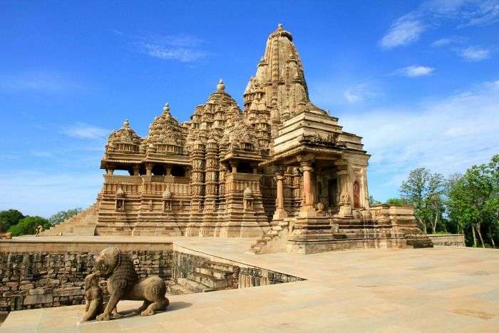 Khajuraho temple - the World Heritage listed temples which is also know as the best honeymoon places in India in March to visit