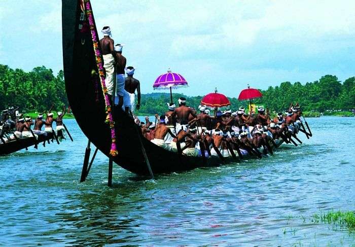 Snake boat race at Vembanad Lake - tourist attraction in kerala