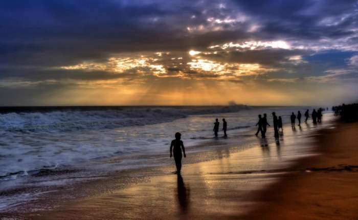Alappuzha Beach - one of the most visited beaches in Kerala