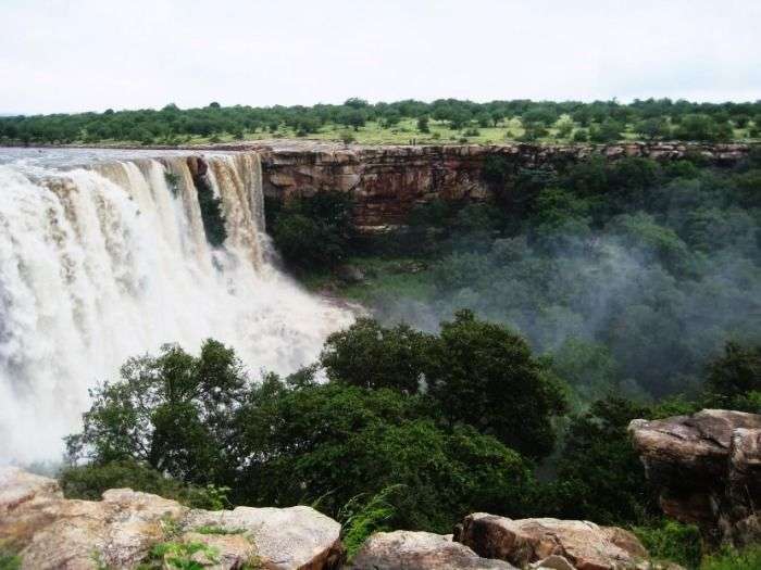 The majestic Bhimlat falls in Rajasthan