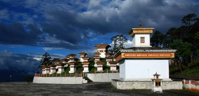 108 Chortens Built in memory of Bhutanese Soldiers