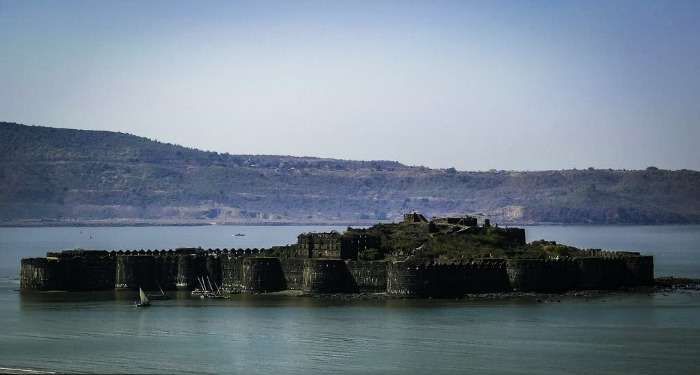 Murud-janjira fort in the middle of the sea