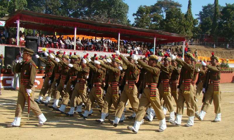 Republic day parade in Guwahati