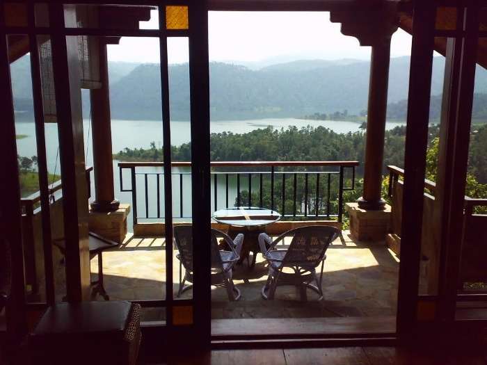 Ri Kynjai Shillong, overlooking the serene Umiam Lake and Khasi Hills