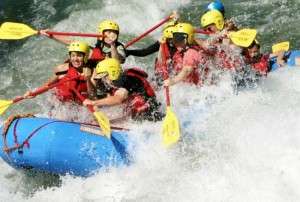 Whitewater rafting on the Rogue River, Himalayas