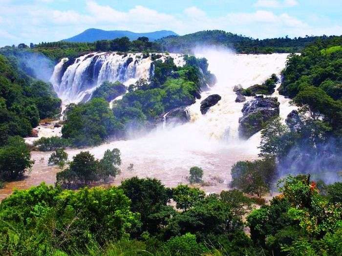 Shivanasamudra Waterfalls near Bangalore