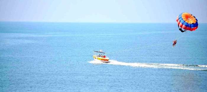 Goa is an ideal holiday destination for water sports
