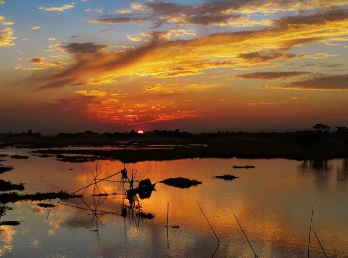 the largest river island, majuli