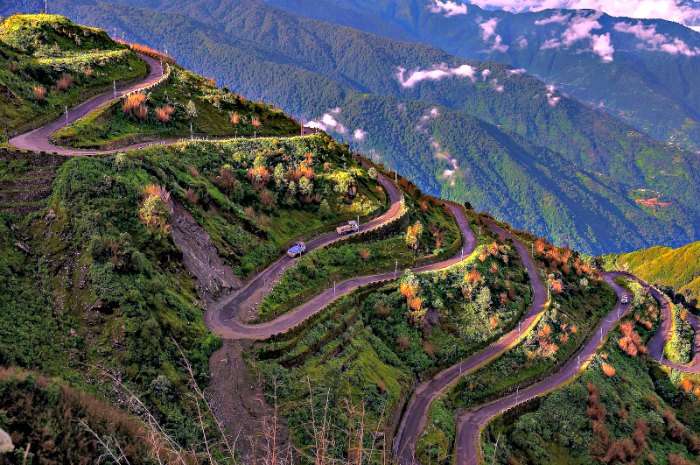 the famous silk route of india, Northeast India