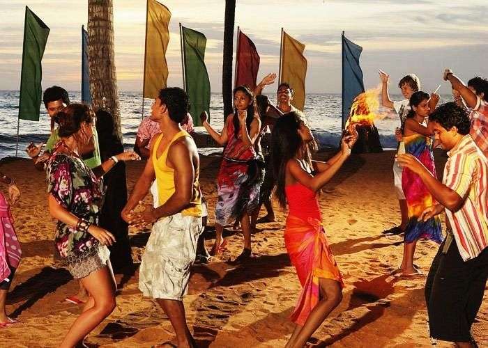 Beach Party in Sri Lanka