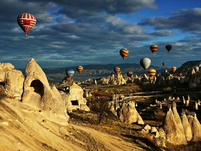 Hot Air Balloon ride in Cappadocia in Turkey