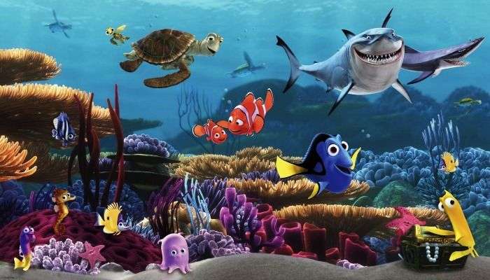 A scene from Finding Nemo