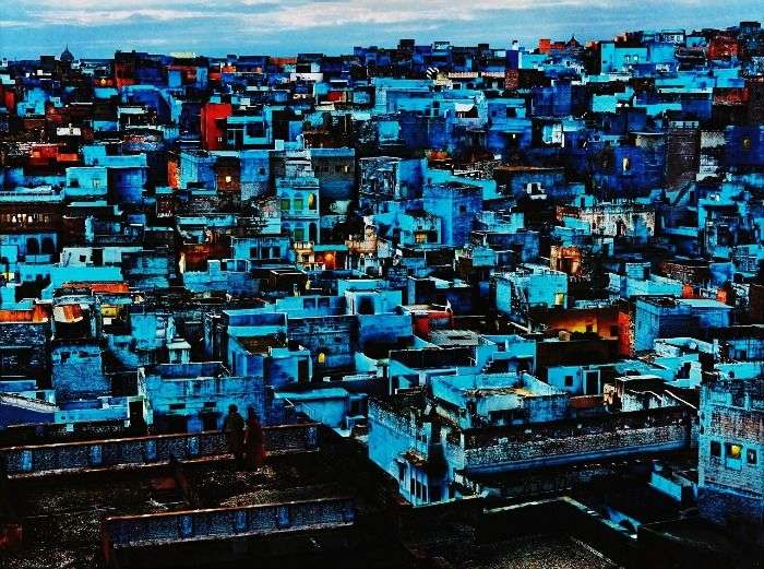 View of blue houses of Jodhpur City