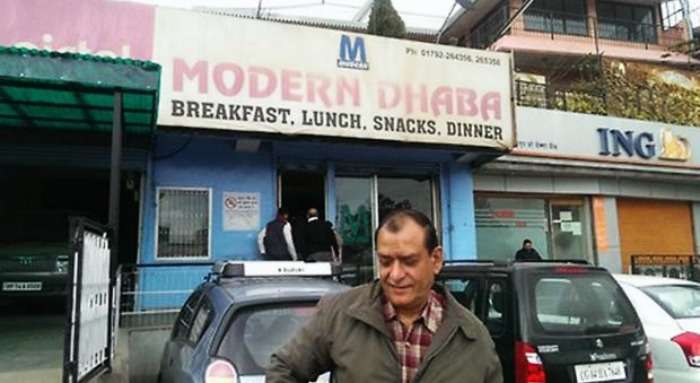 Try Rajma Chawal at the Modern Dhaba on Kalka Shimla Highway