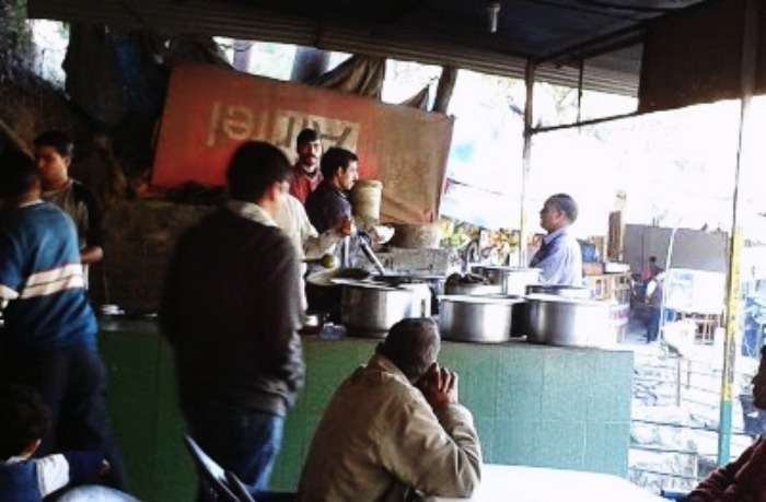 Enjoy the delicious aloo mattar at Prince Bhojanalaya, Dalhousie