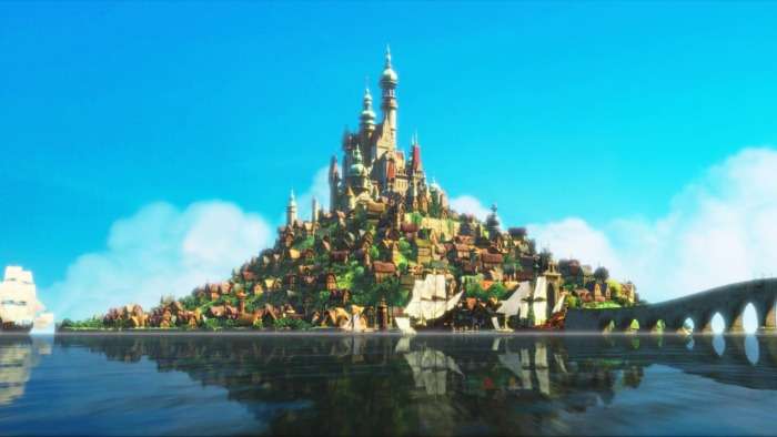 Rapunzel’s palace in Tangled