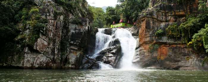The beautiful Deokund Falls near Roopark Village