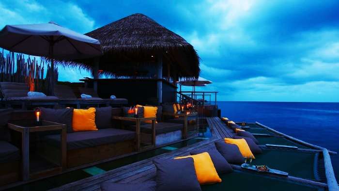 Soneva Fushi auf der Insel Kunfunadhoo ist eines der besten Resorts auf den Malediven für Flitterwochen