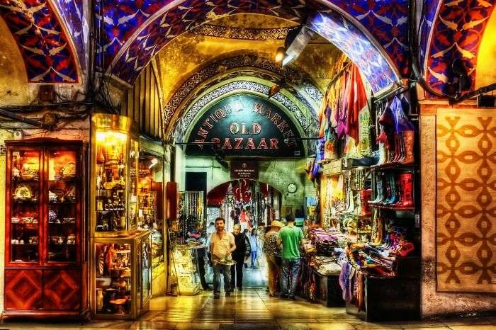 The Grand Bazaar in Istanbul