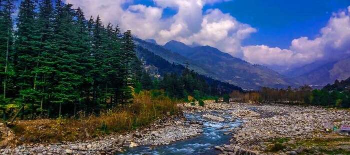 The beautiful view of Manali