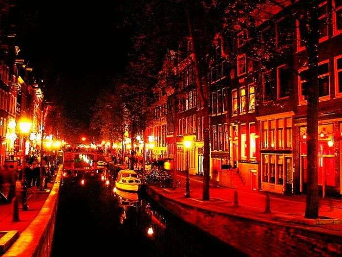 Red Light District in Amsterdam