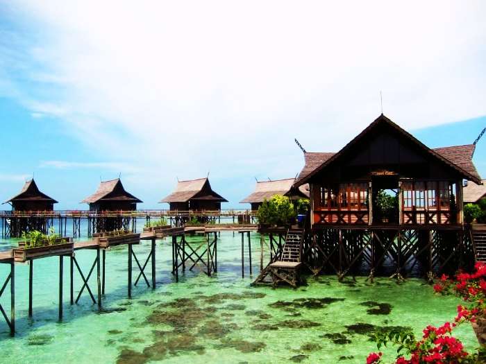 A romantic resort in Sabah