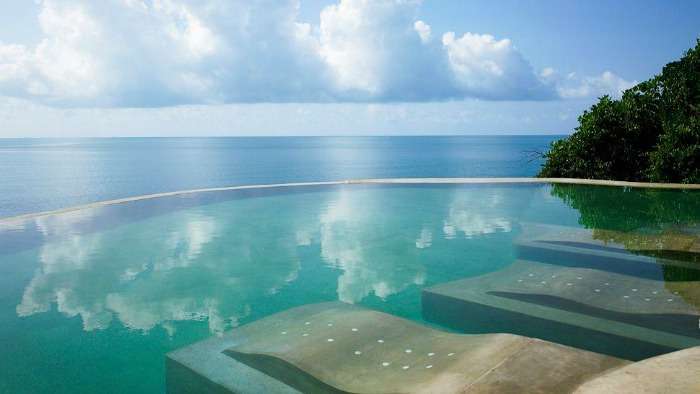 Infinity pool at Silavadee Resort, Koh Samui, Thailand