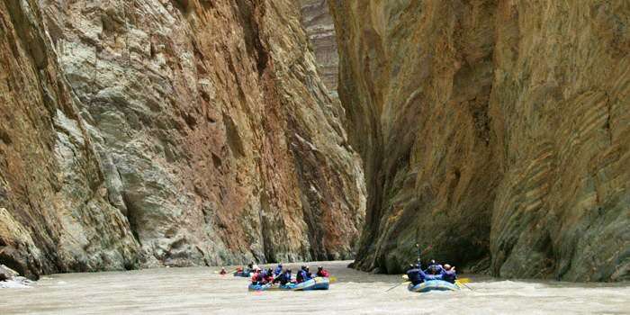 Rafting in Zanskar River
