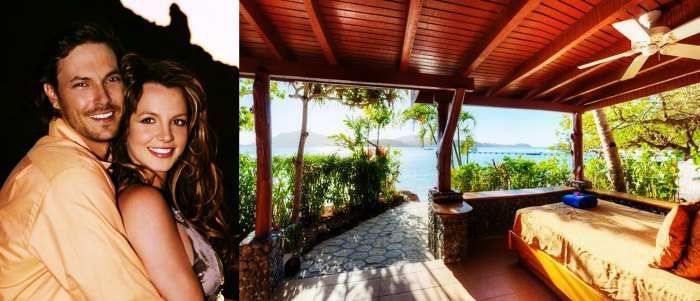 Britney Spears and Kevin Federline went for their honeymoon to Turtle Island resort, Fiji