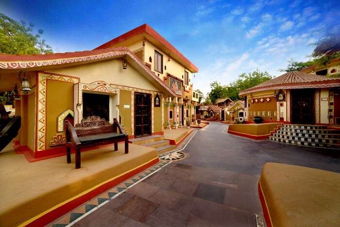chokhi dhani is among the famous and best resort near Delhi