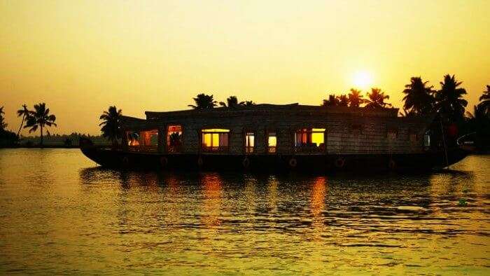 Wake up on your first anniversary in your own houseboat at Kerala