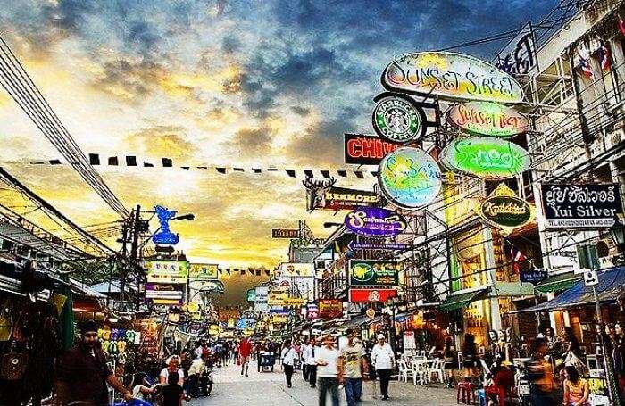 Khao San Road in Bangkok