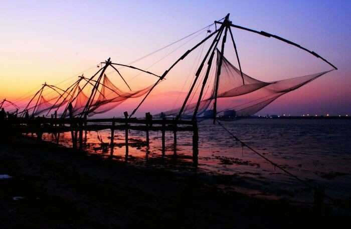 Gorgeous sunset views in Kochi