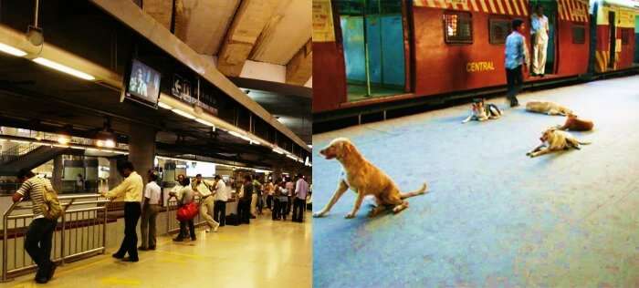 Metro Station vs Mumbai Local’s Station