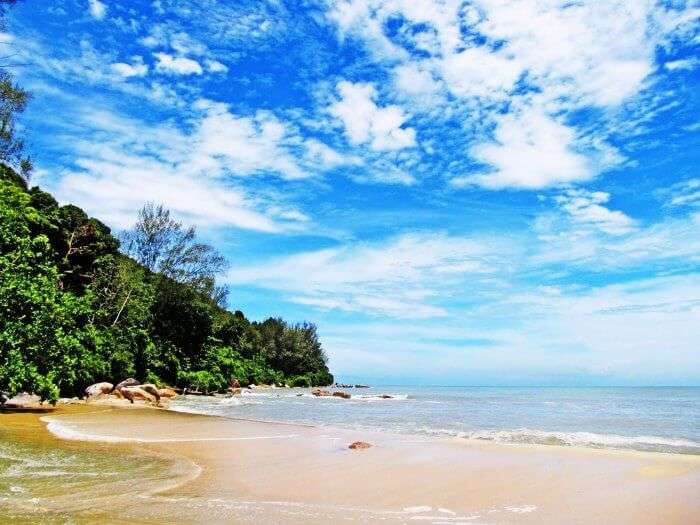 idyllic beach honeymoon destination in Malaysia known for its pristine sandy beaches and azure waters