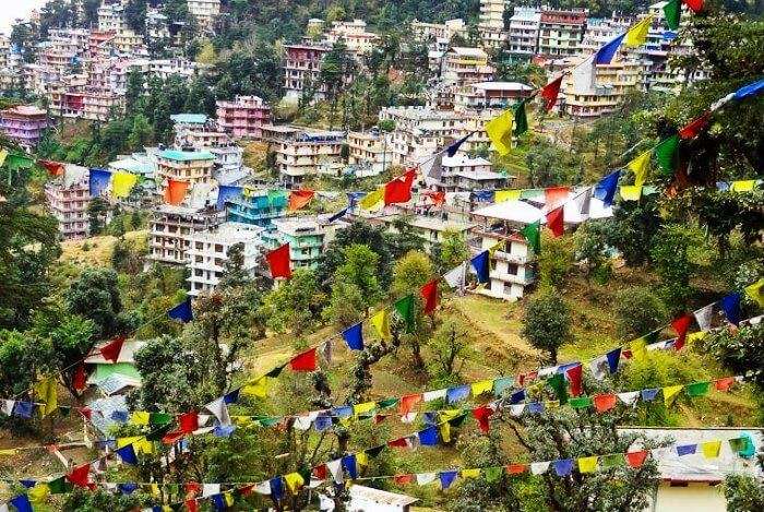Dharamshala is a serene and calm places to visit in Himachal Pradesh if you seek peace & solace