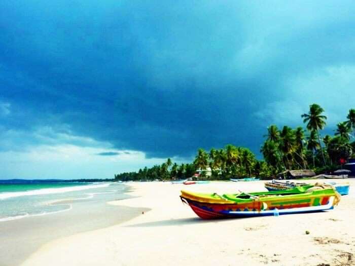 The beautiful landscape of Uppuveli in Sri Lanka