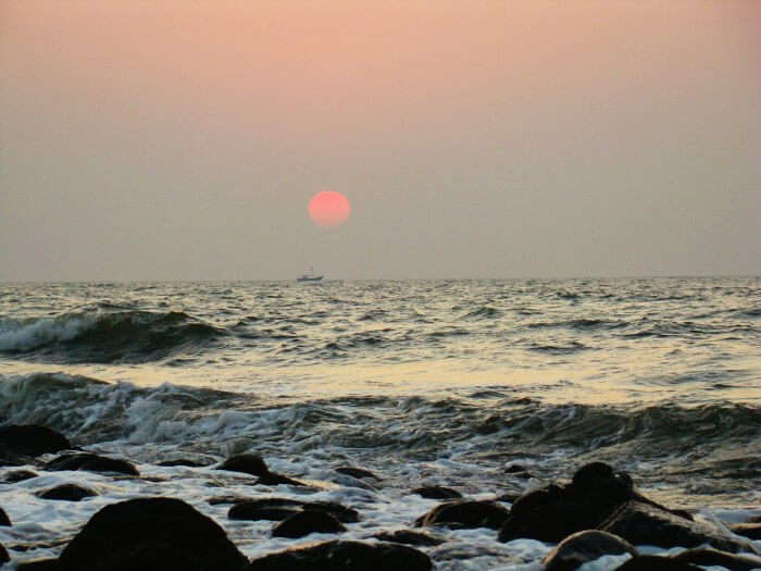 Sunset at Alibaug beach