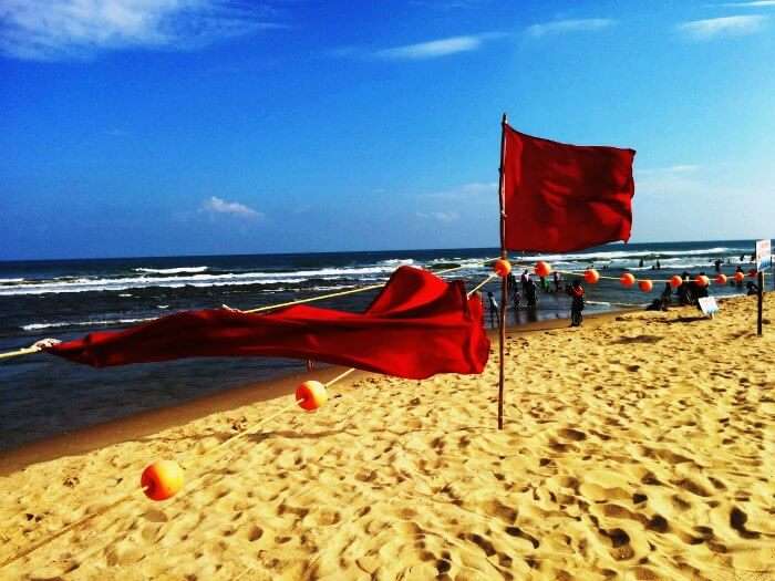 One of the most famous beach in India; Auroville Beach