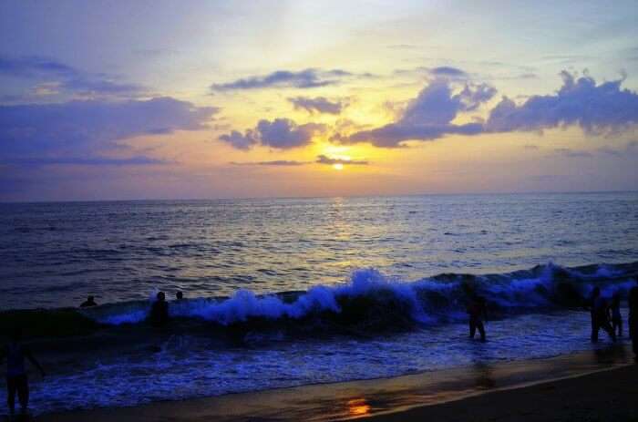 Sunset in Cherai Beach
