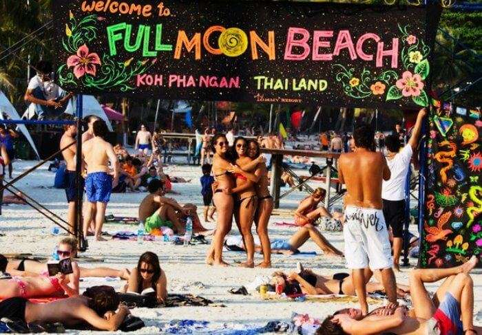 Full Moon Party On Koh Pha Ngan