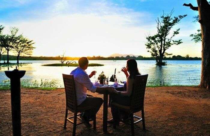 Woo your partner with a date at the dramatic jungle lodges overlooking the mystic lakes