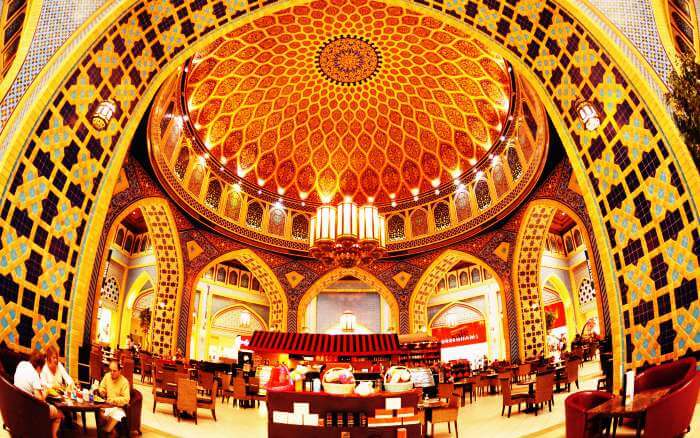 Ibn Battuta is the largest among themed shopping malls in Dubai and the world