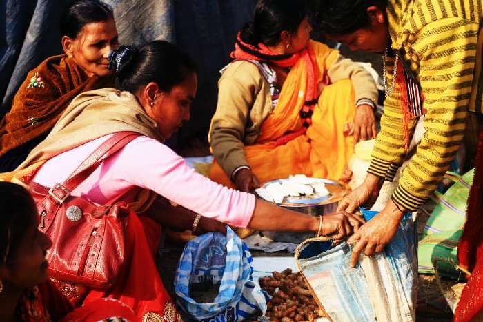 Barter system in process in Jonbeel Mela, Morigaon