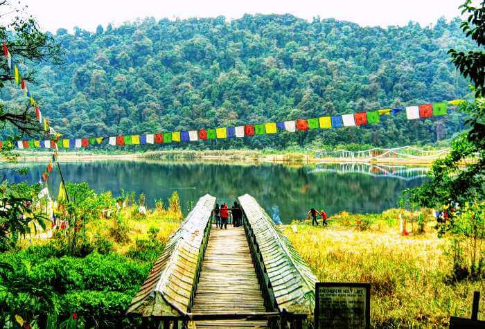 The sacred Khecheopalri Lake in Sikkim